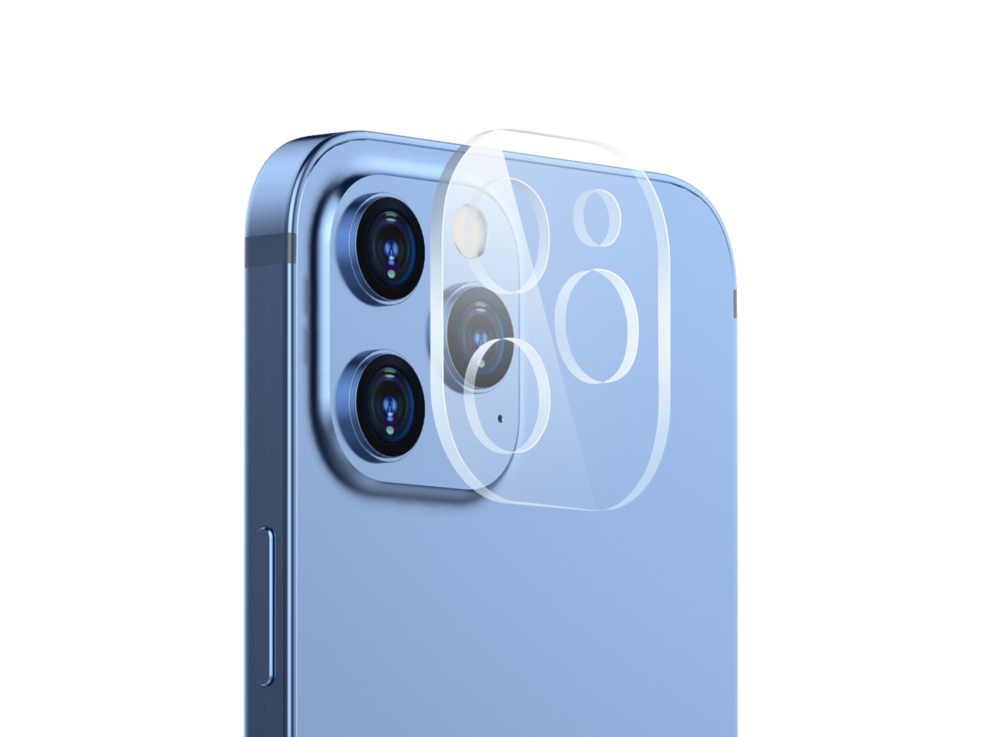 Techancy Protetor de Lente  para iPhone 12Pro Max TO6604, 9H Anti-riscos, Anti-digital, Ultrafino e HD, Fácil de Instalar