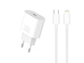 Techancy Carregador TA2824 PD3.0 20W com Cabo USB-C para Lightning Compatível com iPhone 8 a 14 Serie