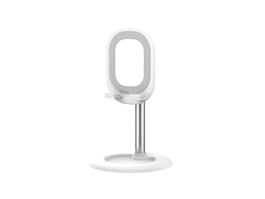 Suporte para telemóvel Techancy com espelho, TI2220, branco